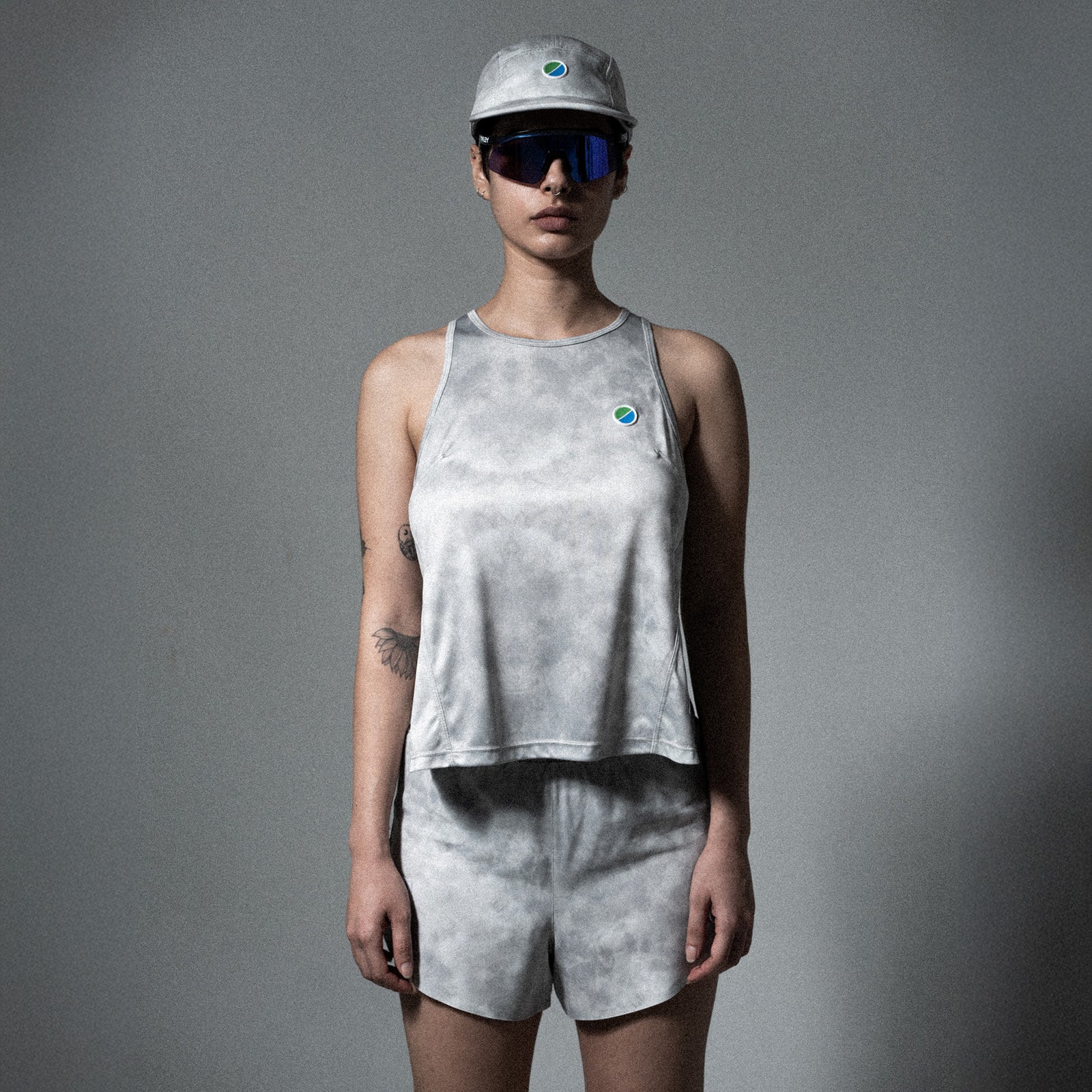 V3 Core WMNS Race Tank Grey Tie-Dye