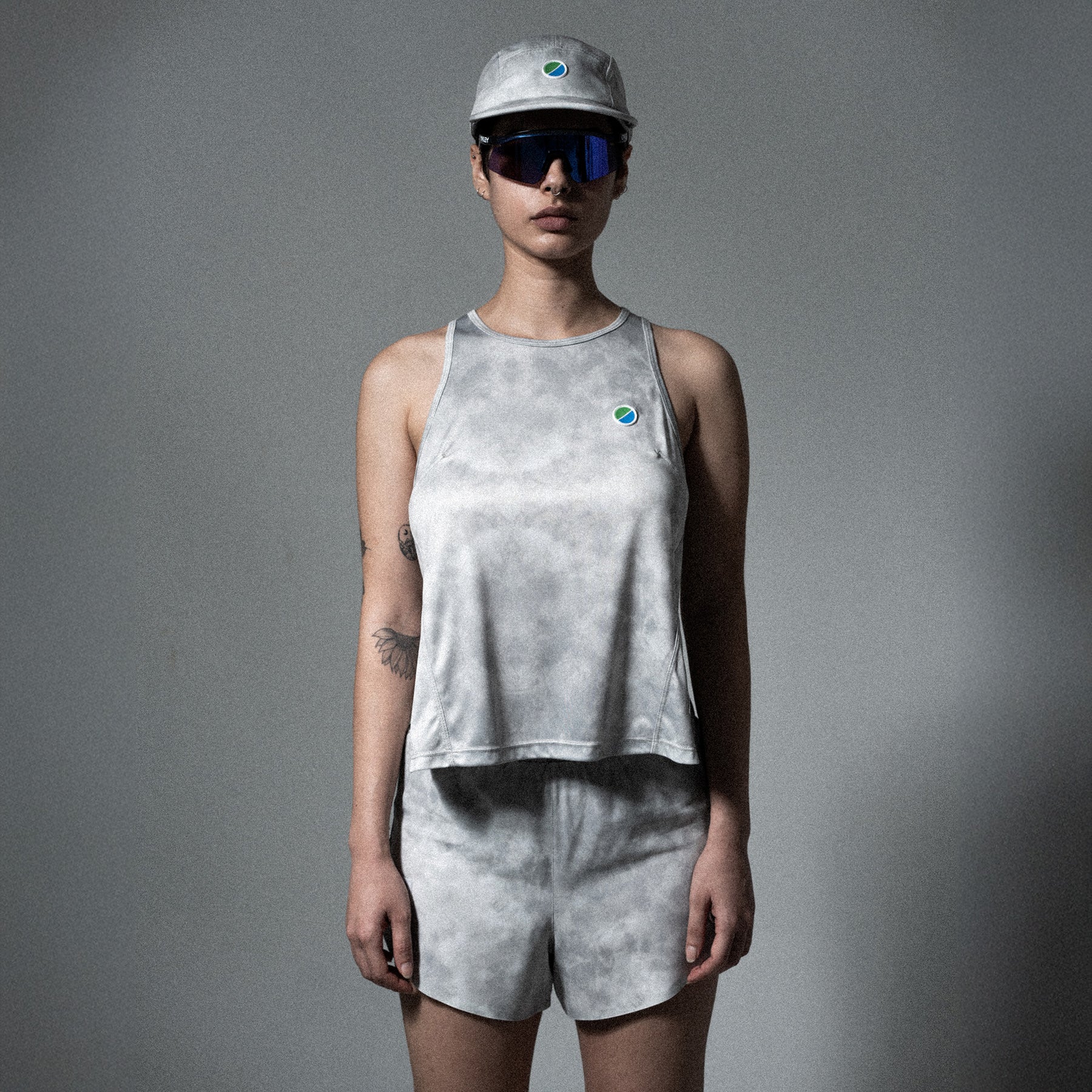 V3 Core WMNS Race Tank Grey Tie-Dye