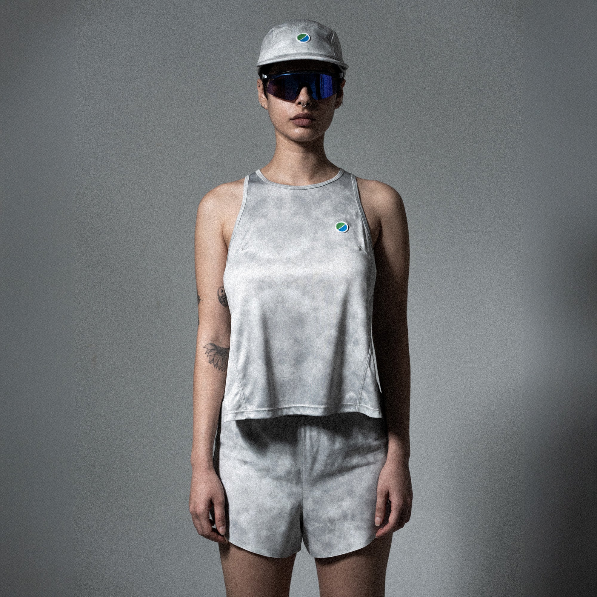 V3 Core WMNS Race Tank Grey Tie-Dye