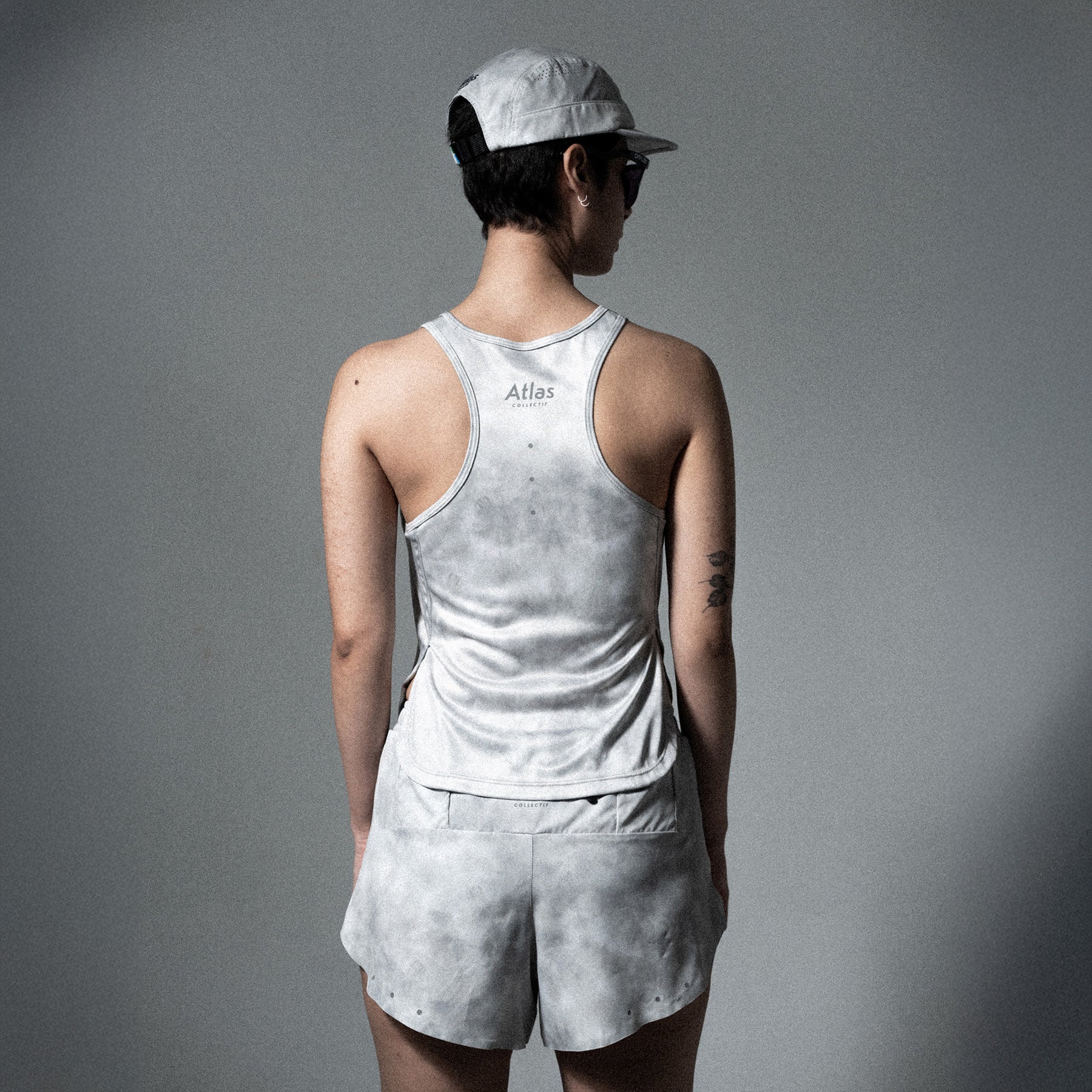V3 Core WMNS Race Tank Grey Tie-Dye