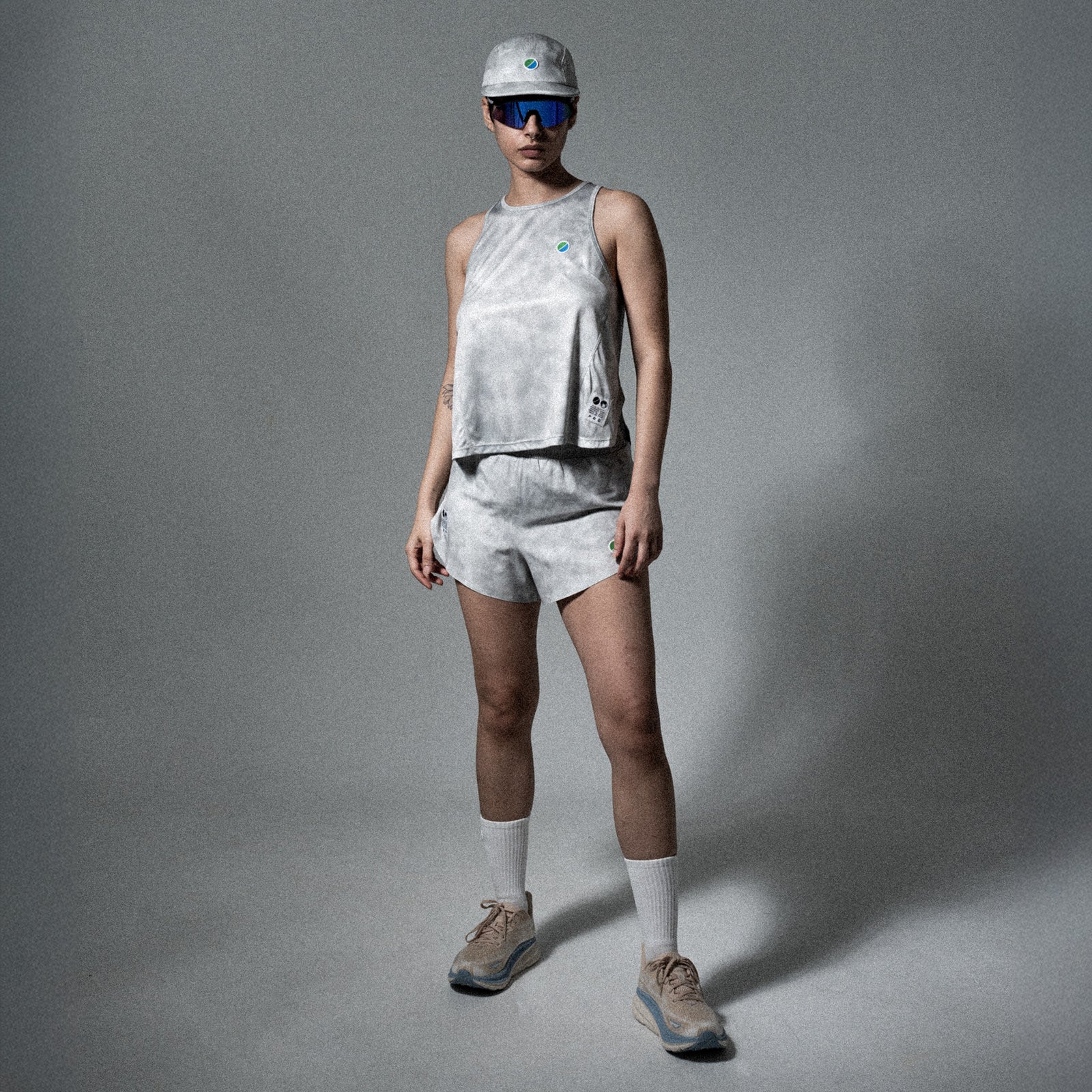 V3 Core WMNS Race Tank Grey Tie-Dye