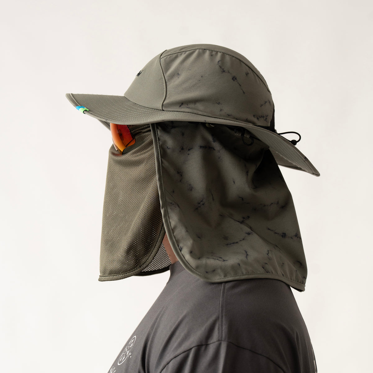 Modular coverage: removable back flap + removable front flap