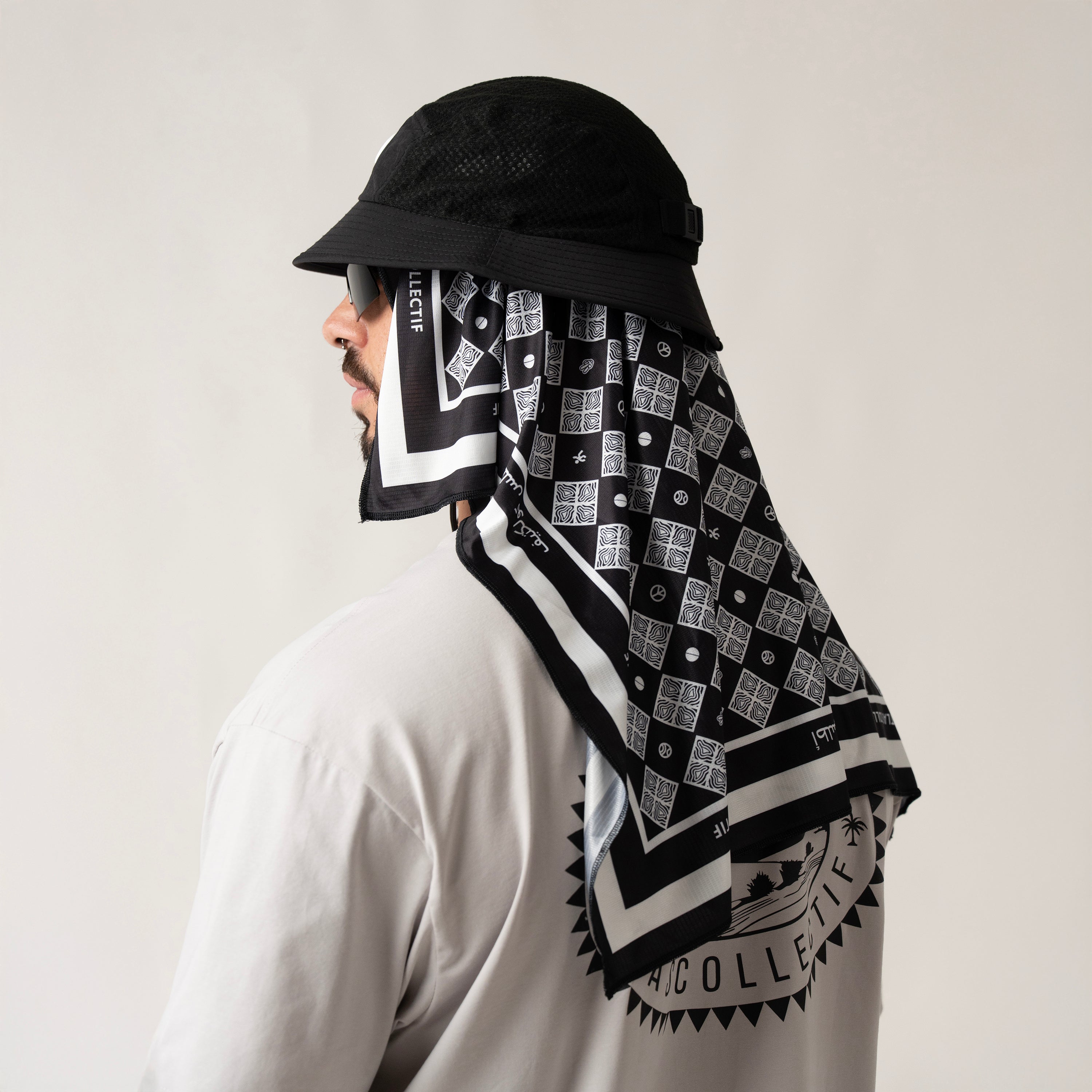 Wadi Shemagh Running Bandana Black