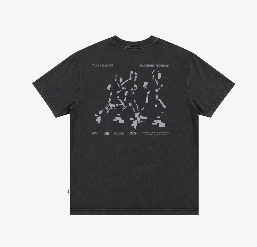 Equipment 3M Reflective Washed Tee Black