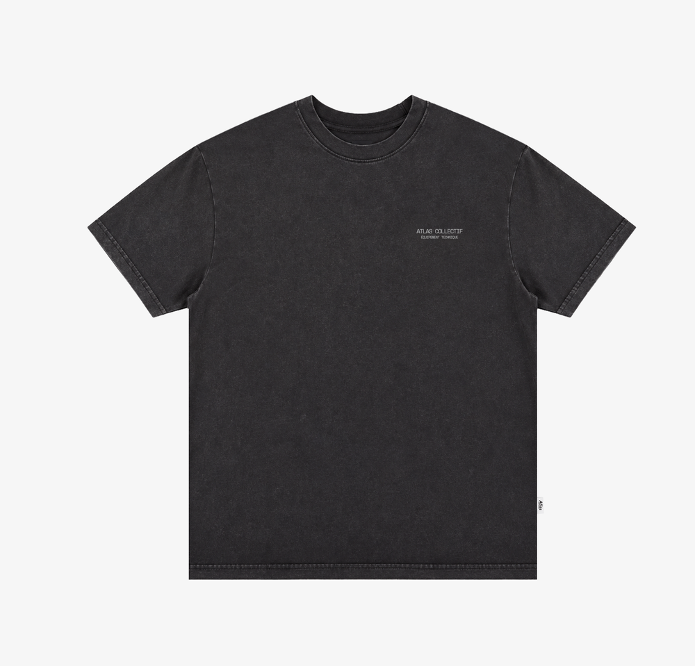 Equipment 3M Reflective Washed Tee Black