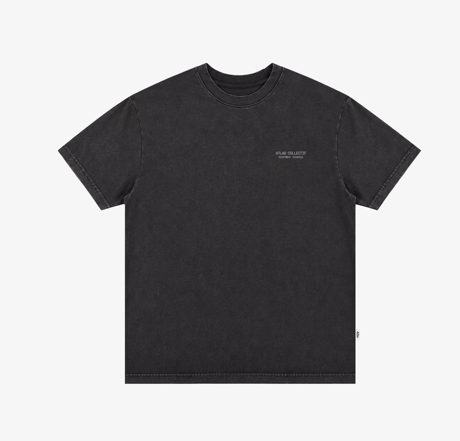 Equipment 3M Reflective Washed Tee Black