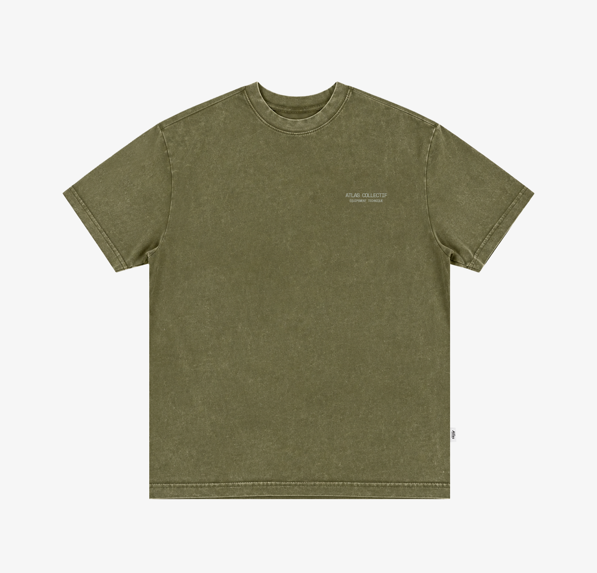 Equipment 3M Reflective Washed Tee Olive