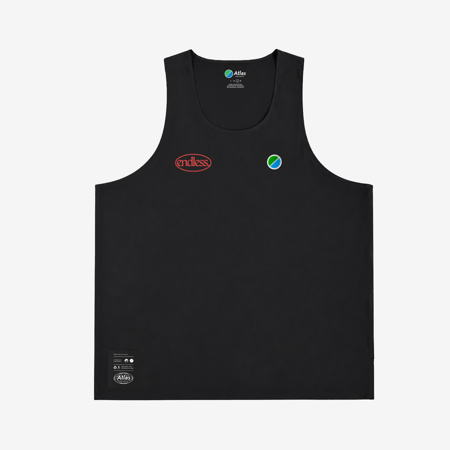 ENDLESS Aeria Fortis Race Singlet V2 - Black