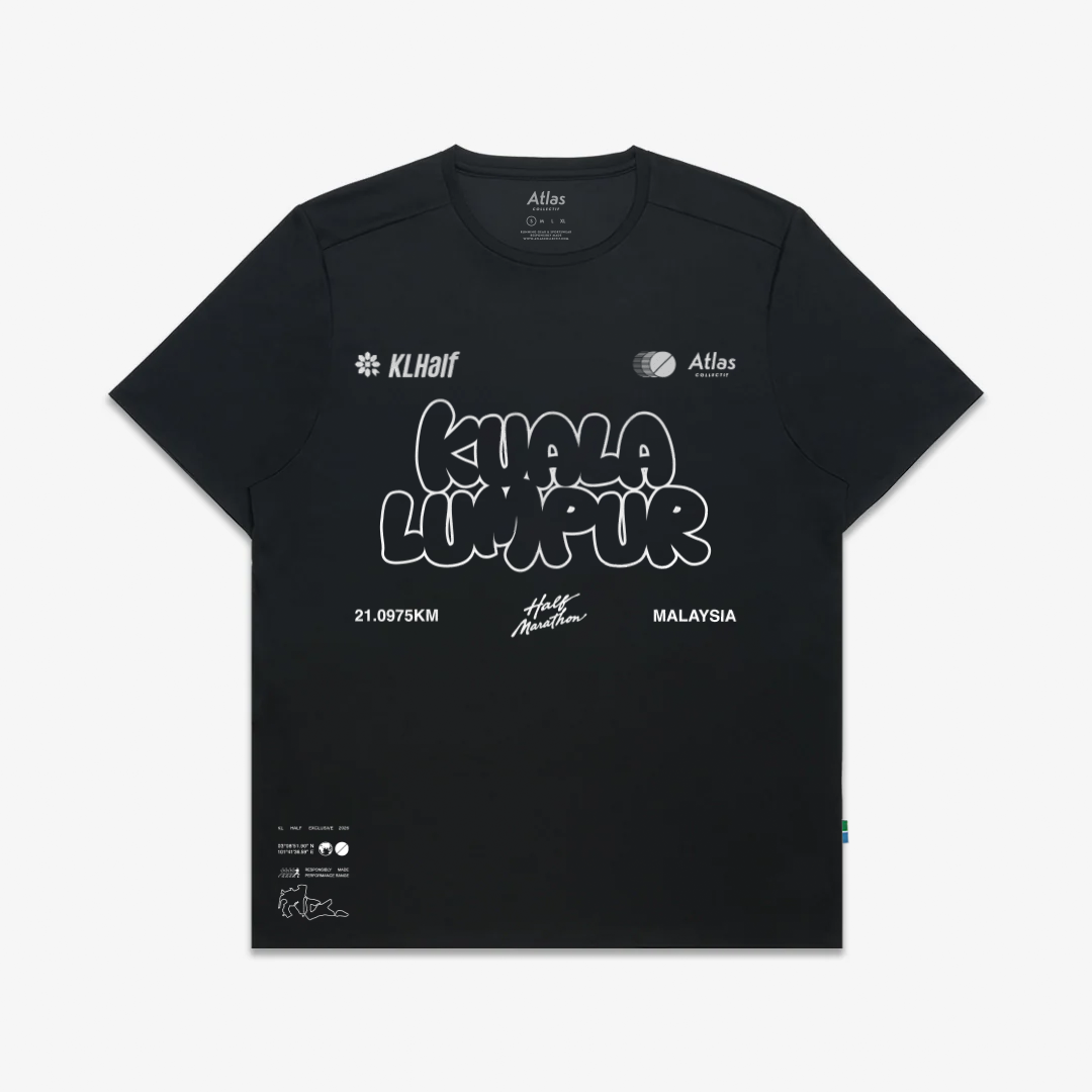 KL Half Kuala Lumpur Running Tee Black (Pre-Order)