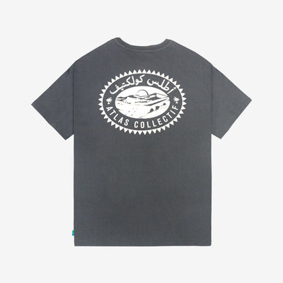 International Running Club Organic Cotton Tee - Dark Grey