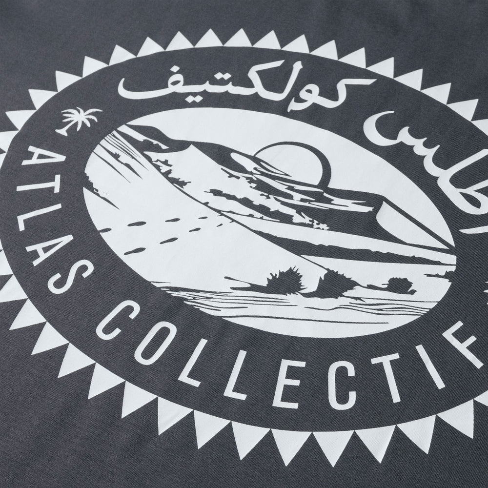 International Running Club Organic Cotton Tee - Dark Grey