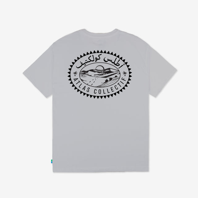 International Running Club Organic Cotton Tee - Light Grey