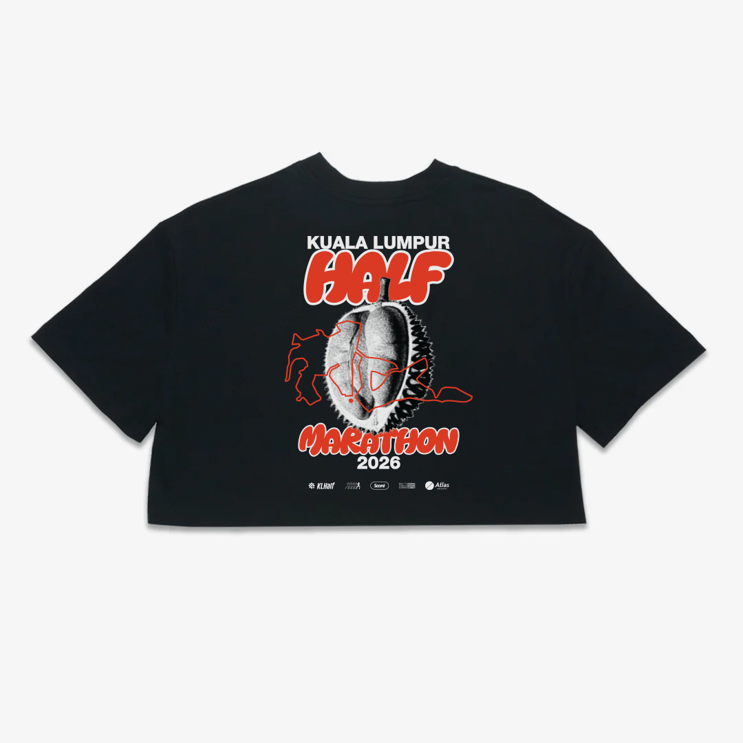 KL Half Durian WMNS Crop Tee Black (Pre-Order)