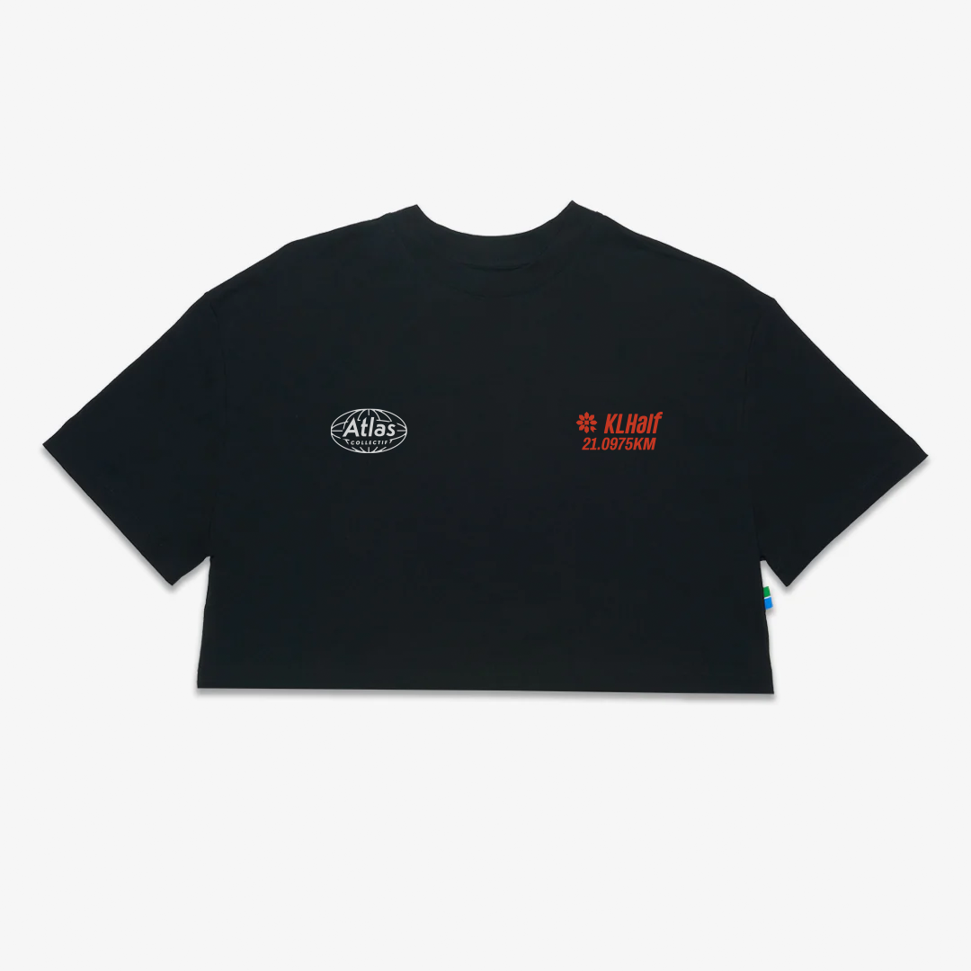 KL Half Durian WMNS Crop Tee Black (Pre-Order)
