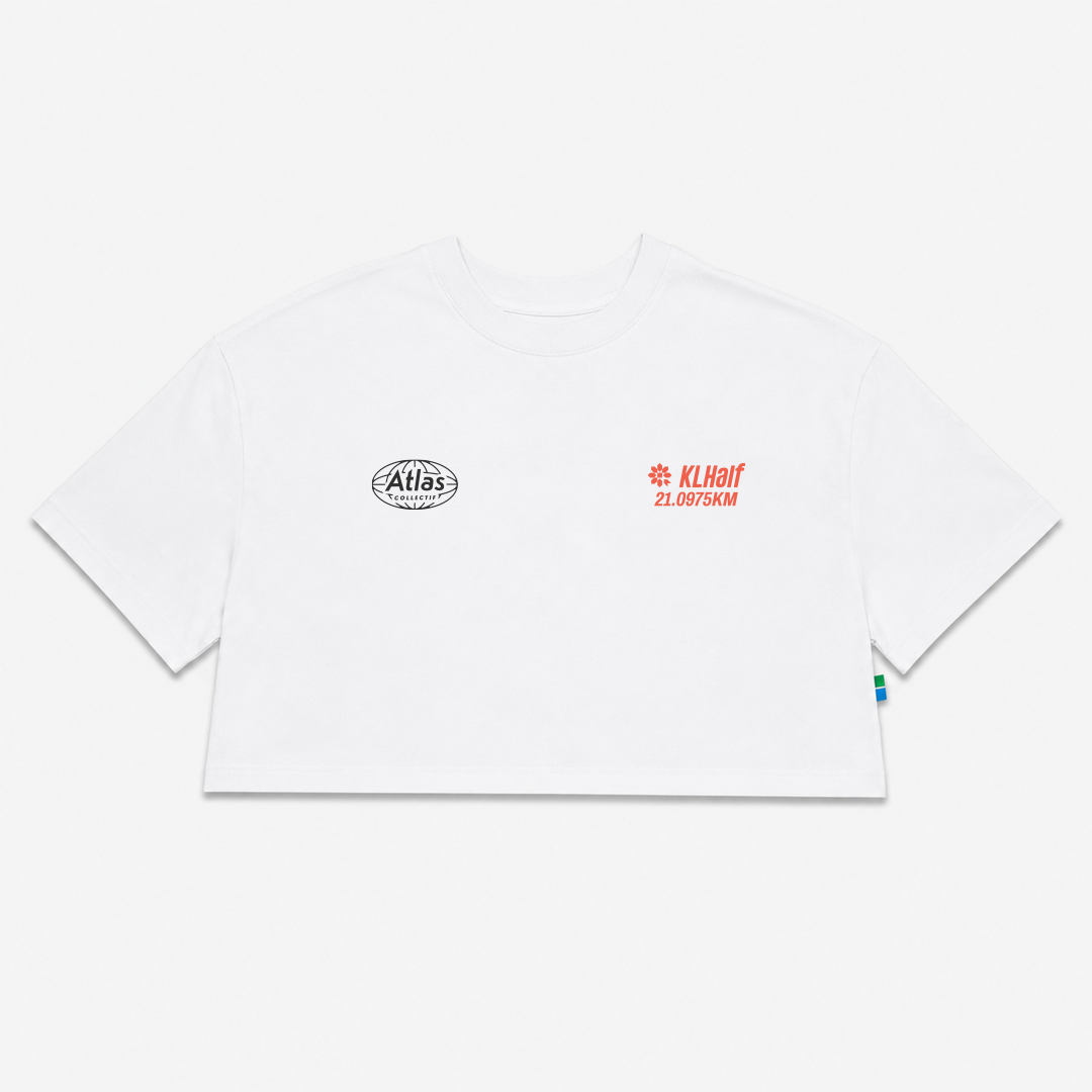 KL Half Durian WMNS Crop Tee White (Pre-Order)