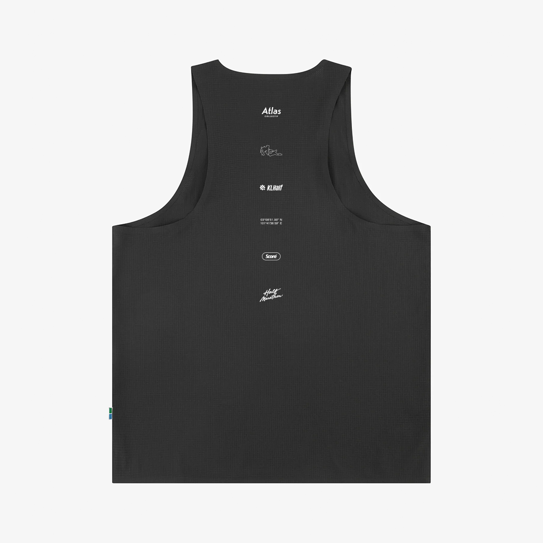 KL Half Kuala Lumpur Running Singlet Black (Pre-Order)