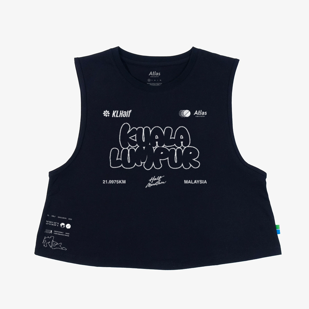 KL Half Kuala Lumpur Running WMNS Crop Black (Pre-Order)