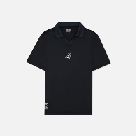 Nano Mesh™ Collared Performance Tee - Black