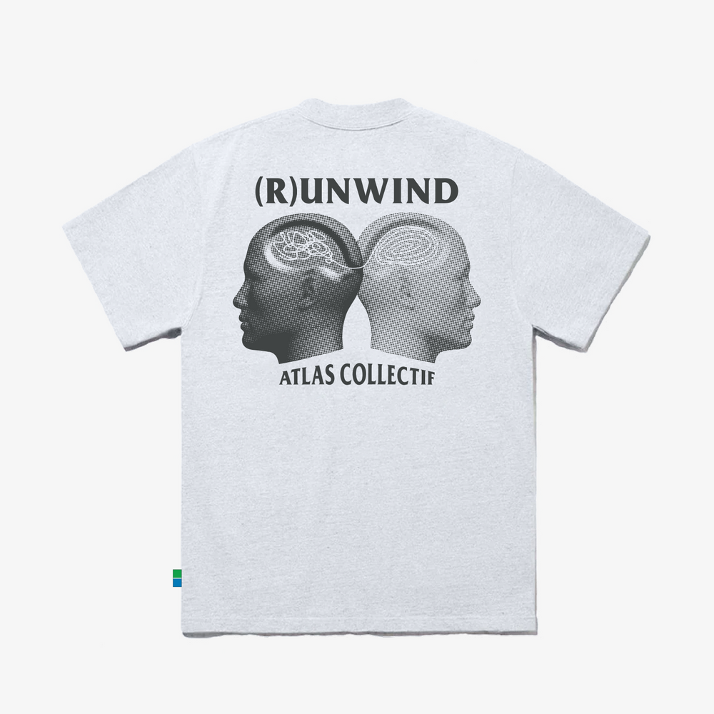 (R)unwind Organic Cotton Tee - Heather Grey