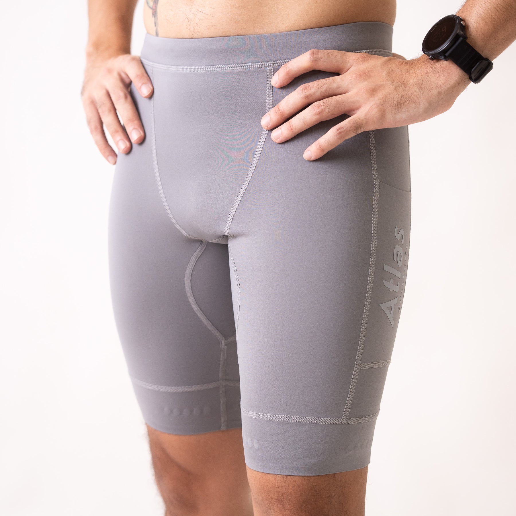Illumi Trax V2 Running Half Tights Grey