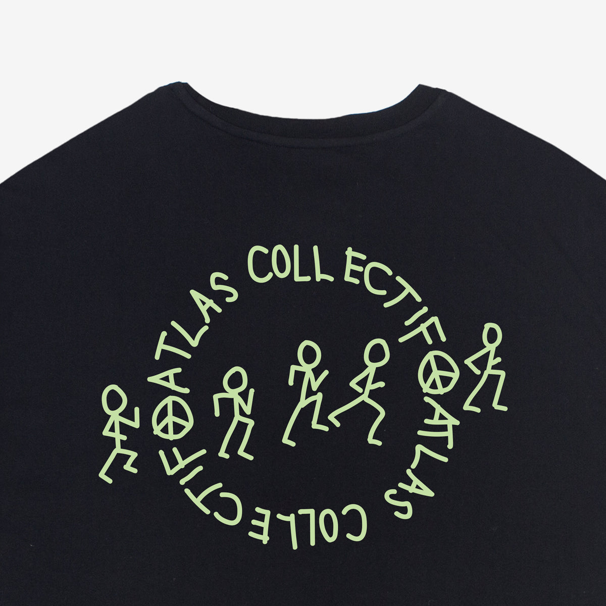 Stride & Quest Organic Cotton Tee - Black
