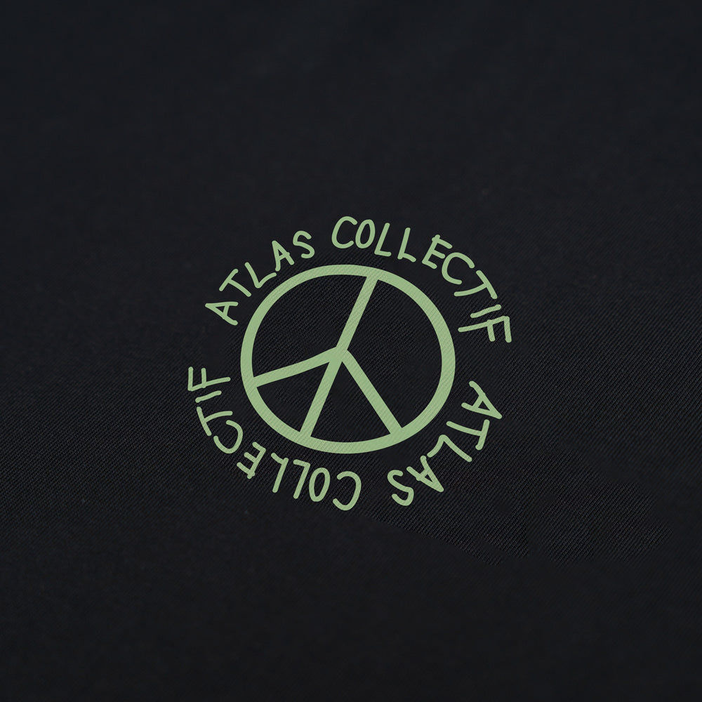Stride & Quest Organic Cotton Tee - Black