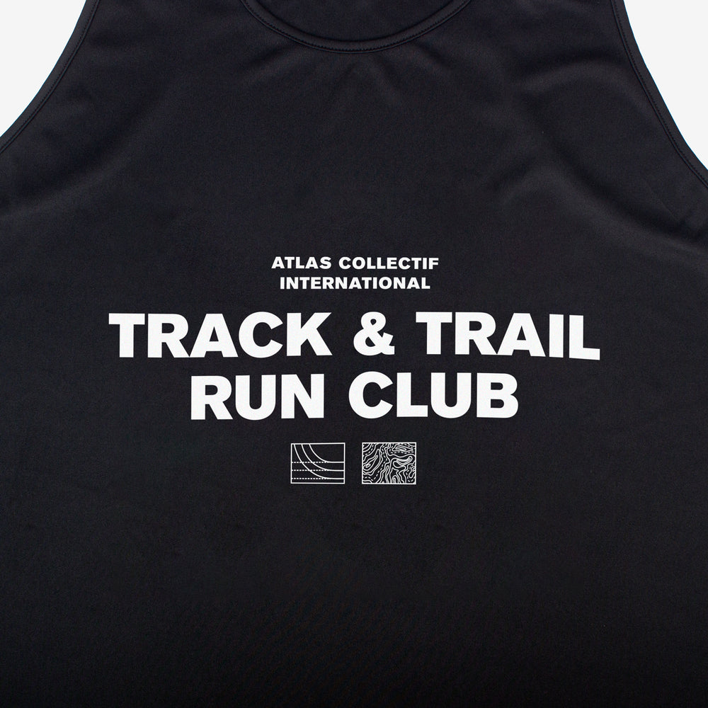 Track & Trail Run Singlet - Black