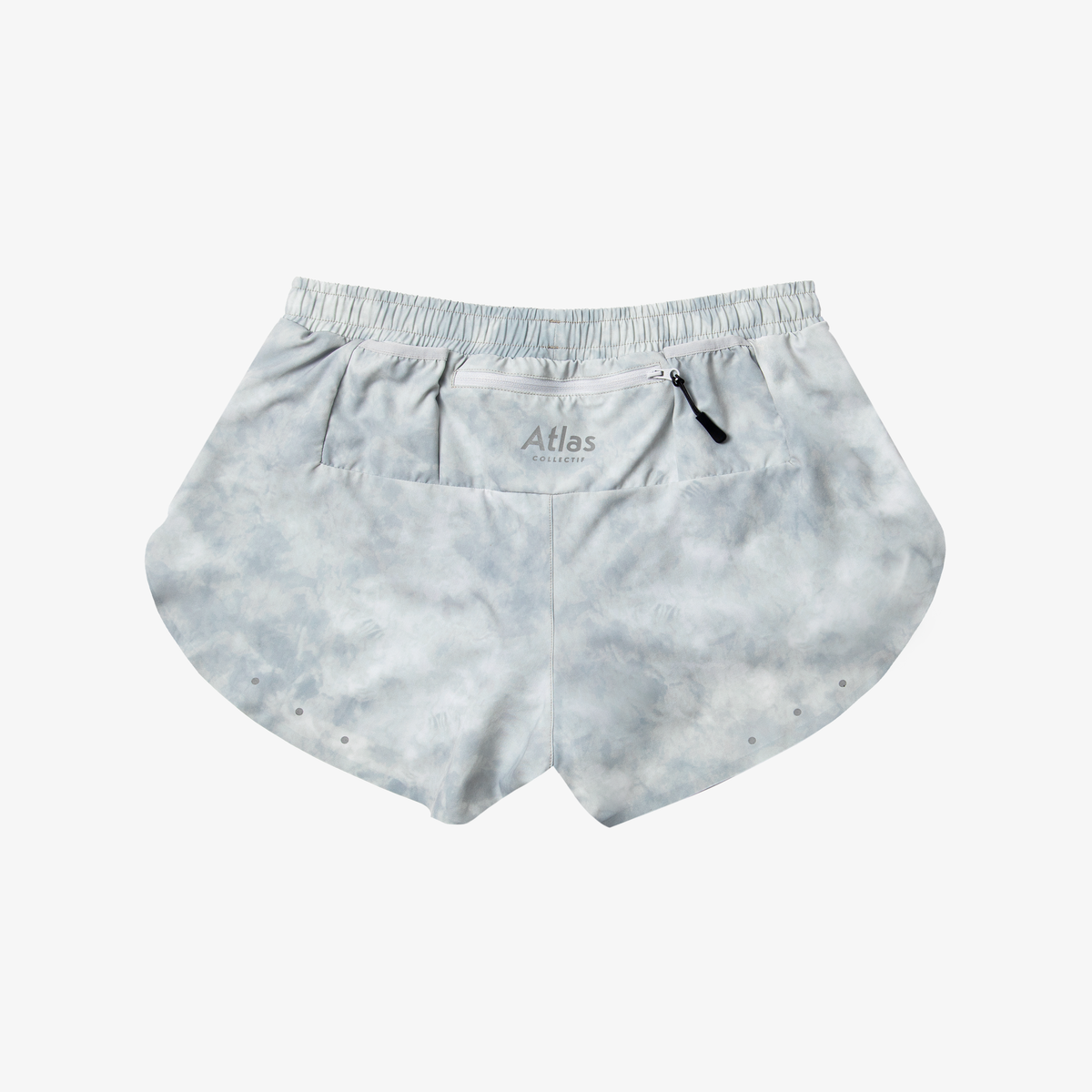 Core WMNS 3" Run Shorts V3 - Grey Tie-Dye