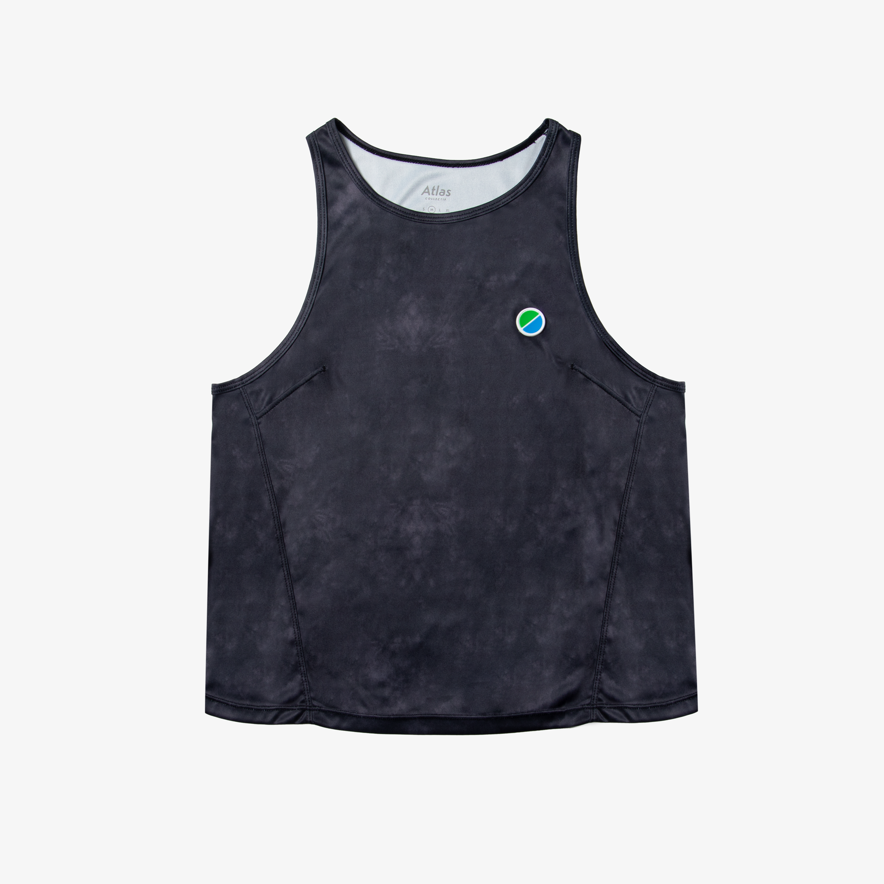 V3 Core WMNS Race Tank Black Tie-Dye