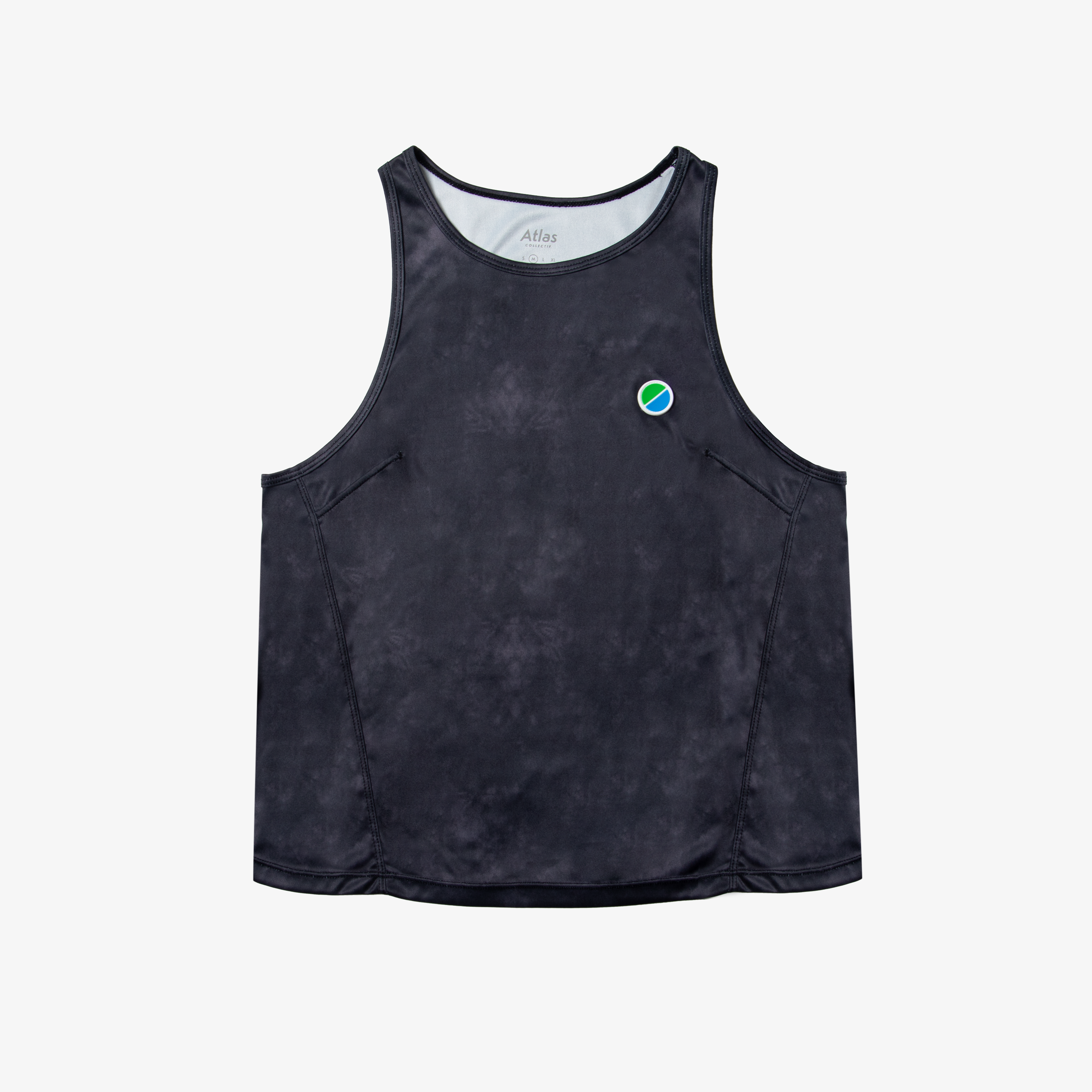 V3 Core WMNS Race Tank Black Tie-Dye