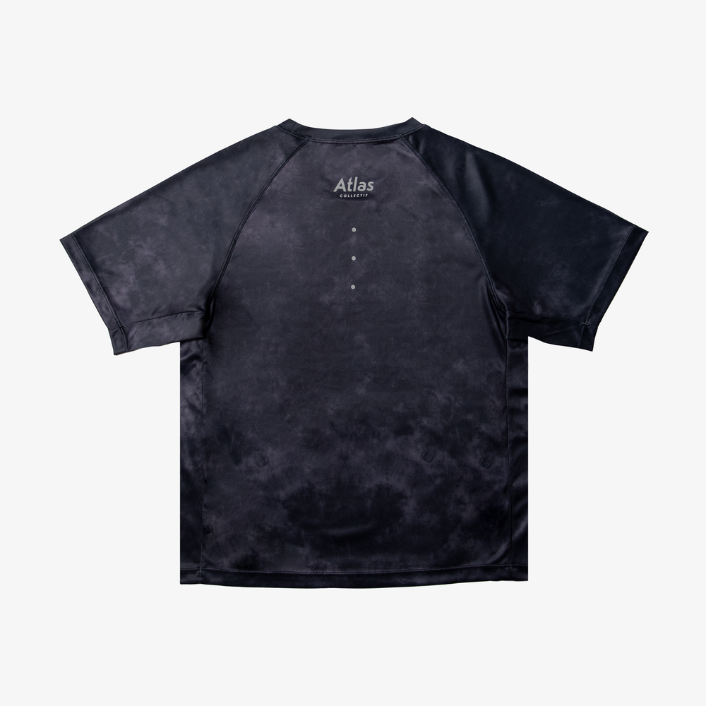 Core WMNS Running Tee V3 - Black Tie-Dye