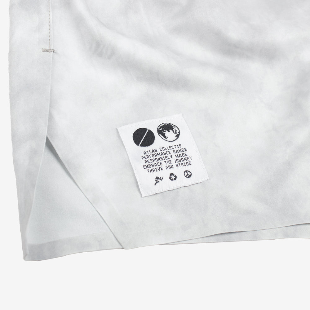 Core 3" Run Shorts V3 - Grey Tie-Dye