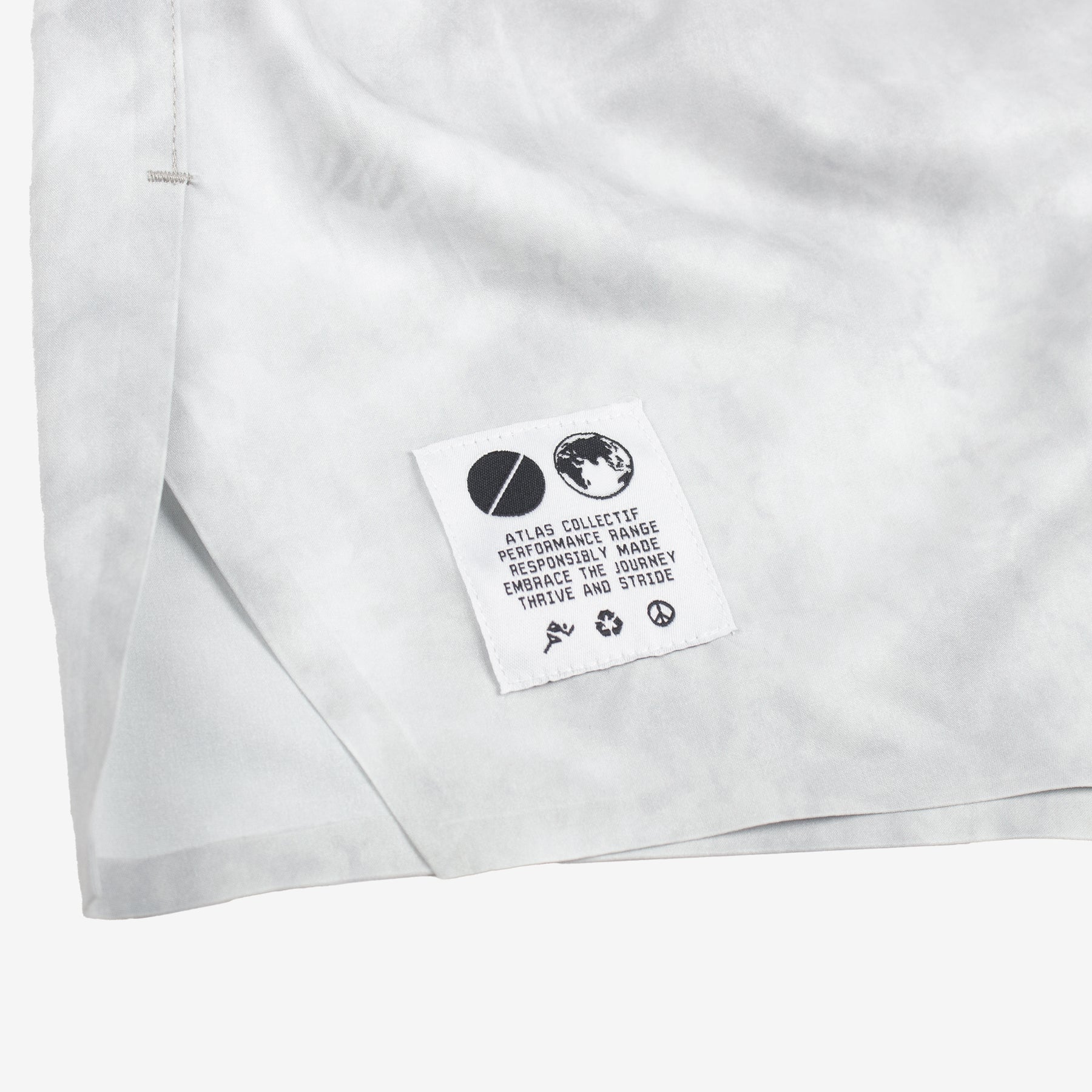 V3 Core Race 3" Shorts Grey Tie-Dye