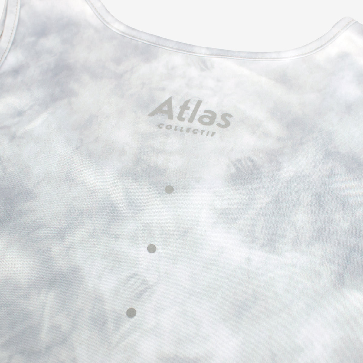 Core Running Singlet V3 - Grey Tie-Dye