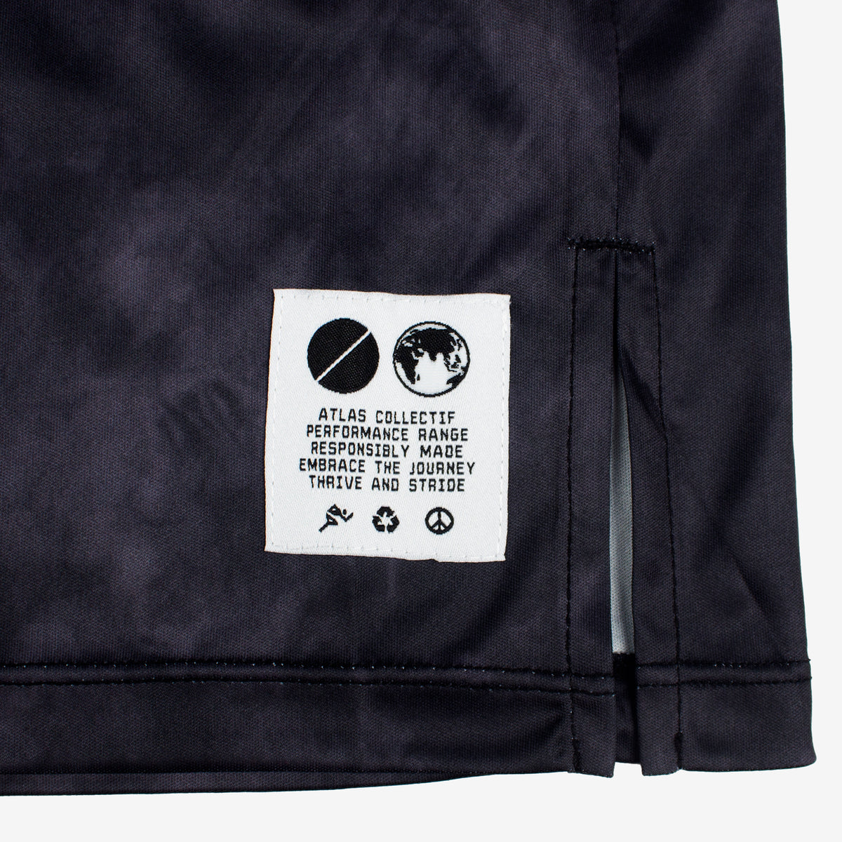 Core WMNS Running Tee V3 - Black Tie-Dye