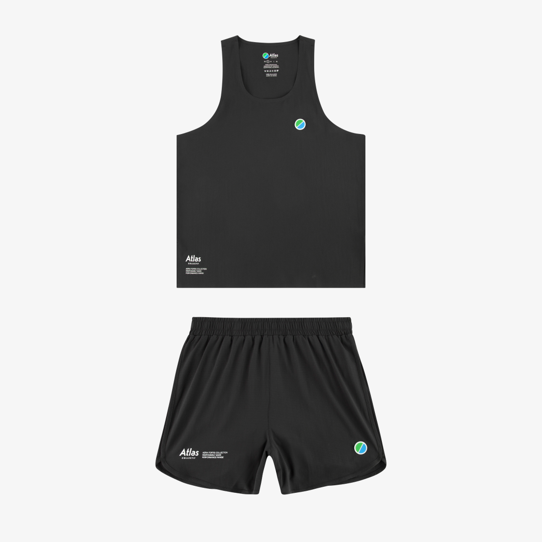 Aeria Fortis Black 4" Shorts & Singlet WMNS Bundle