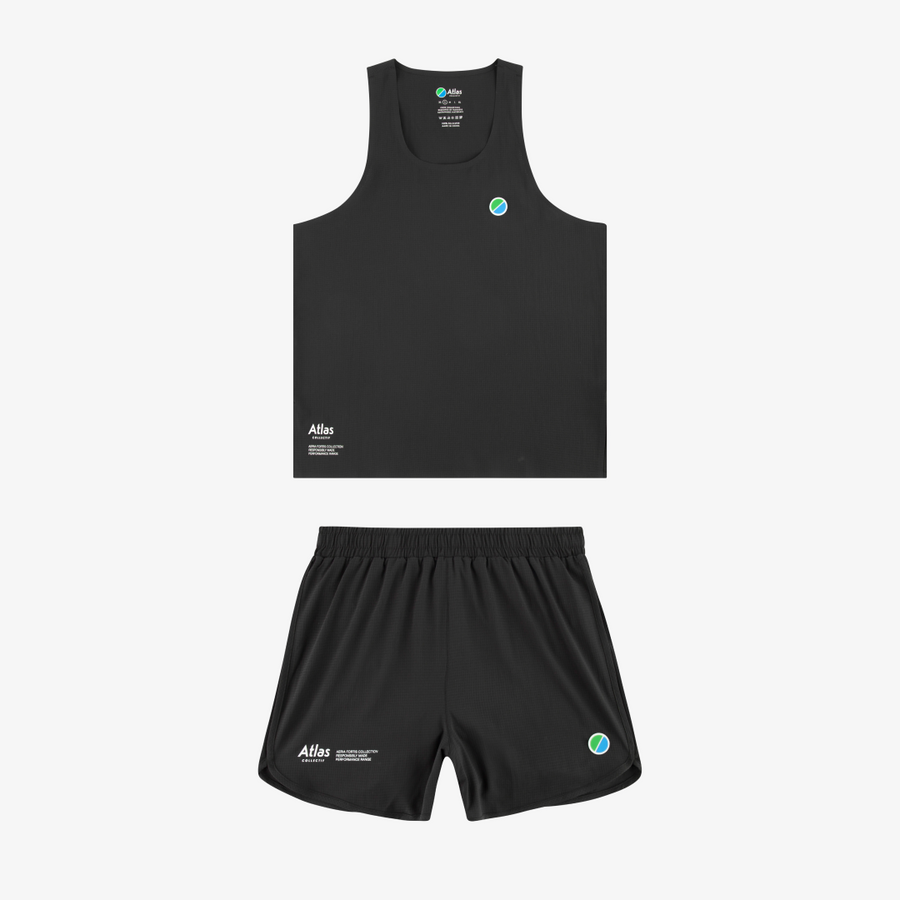 Aeria Fortis Black 4" Shorts & Singlet WMNS Bundle