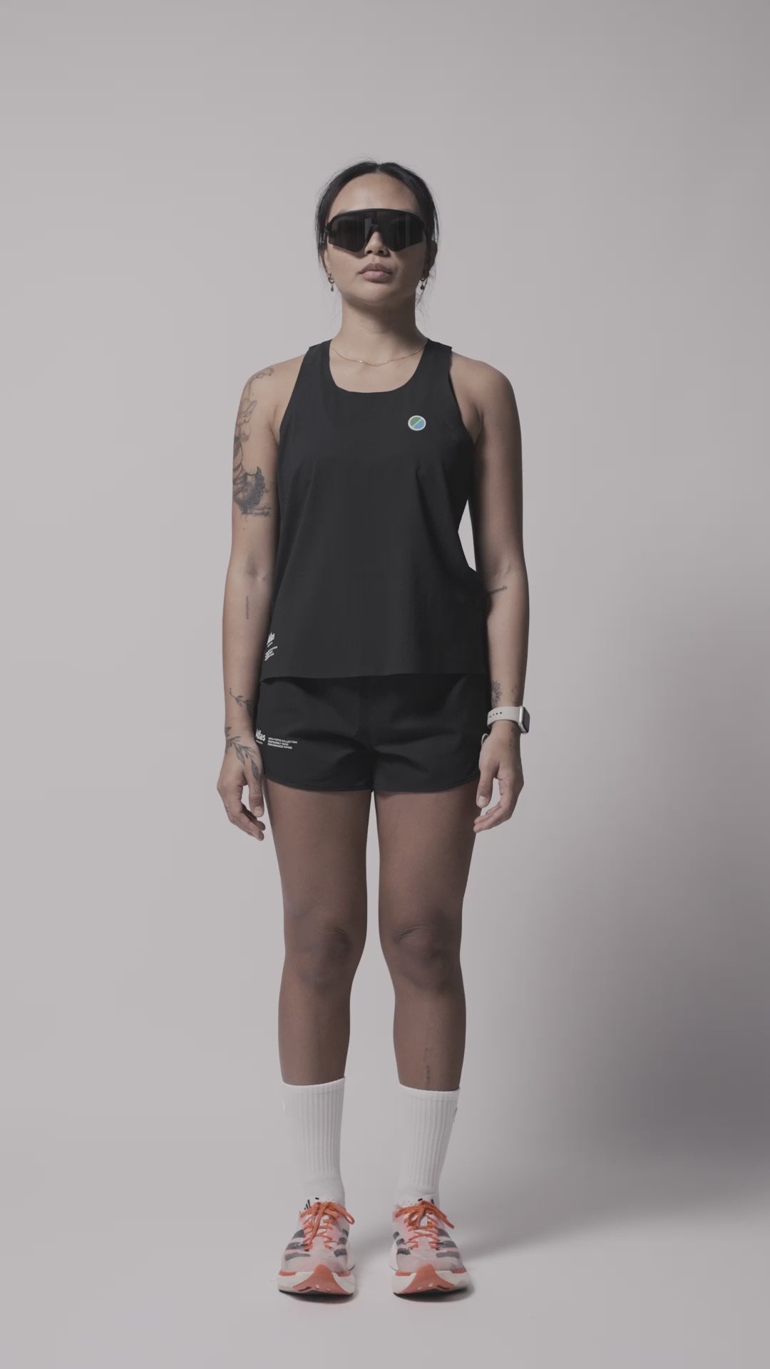Aeria Fortis 4" WMNS Race Shorts Black