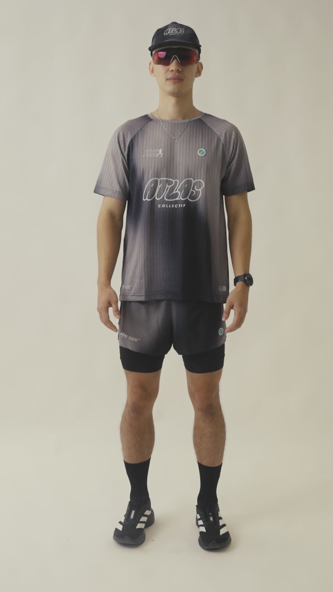 Aeria Ultra 2 in 1 Shorts Gradient Black