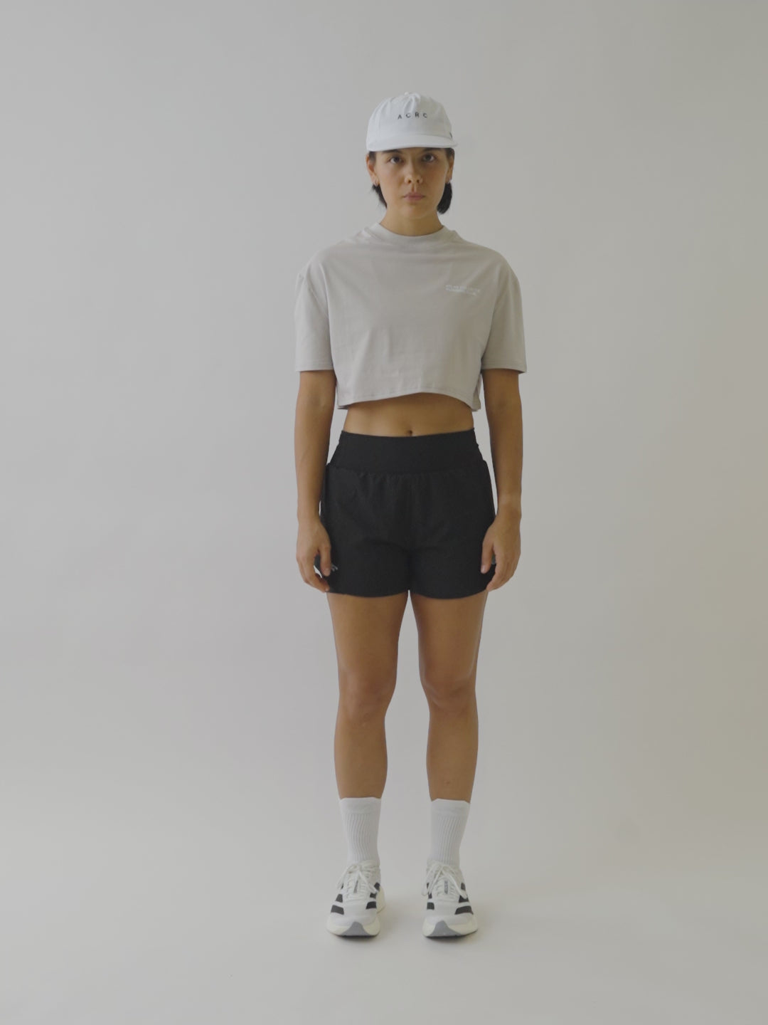 ACRC Hybrid WMNS 2 in 1 Shorts Black