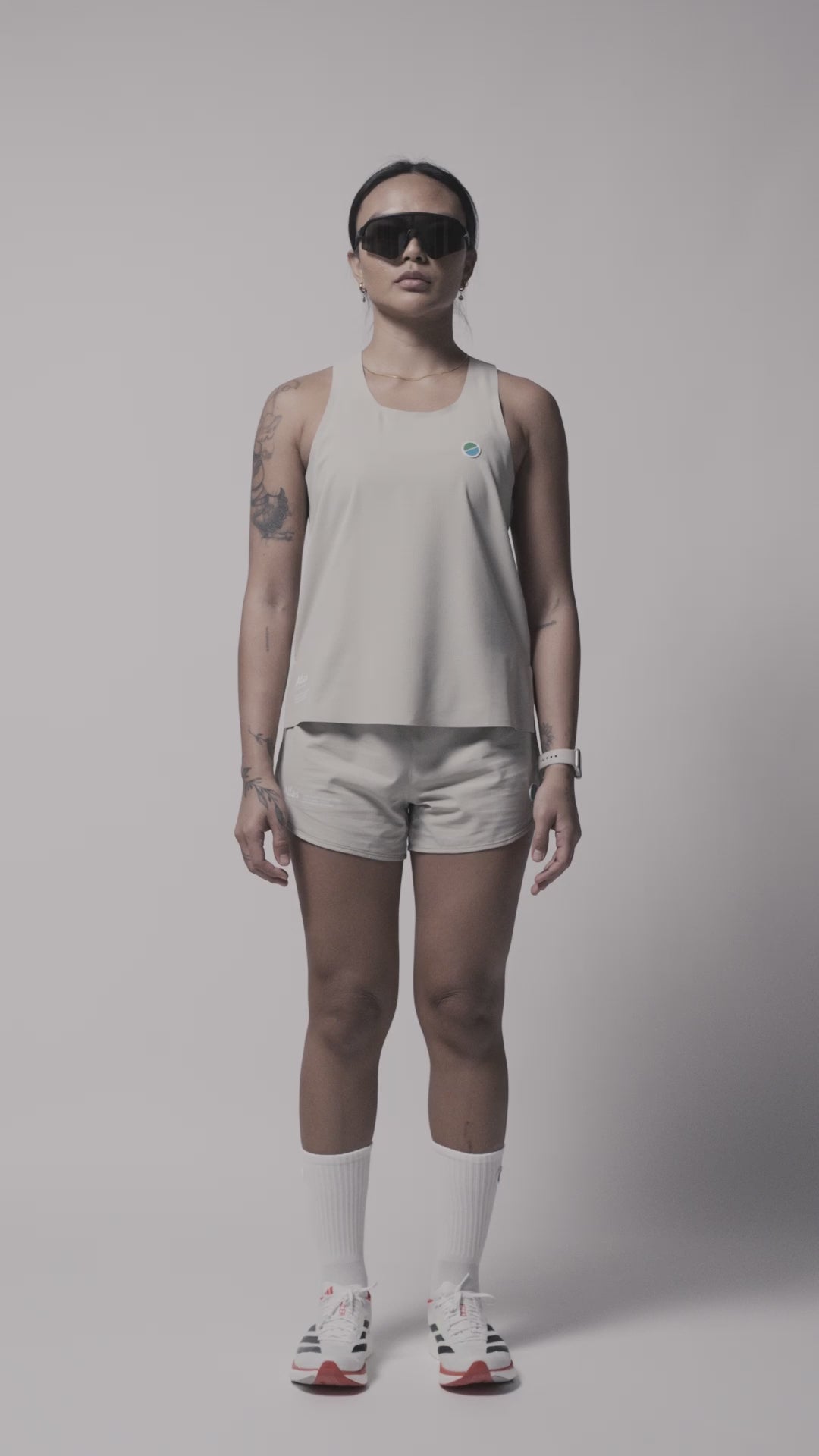 Aeria Fortis WMNS Race Tank Beige