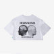 (R)unwind WMNS Organic Cotton Crop Tee - Heather Grey