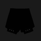 Core 2 in 1 Running Shorts - Black - Atlas Collectif