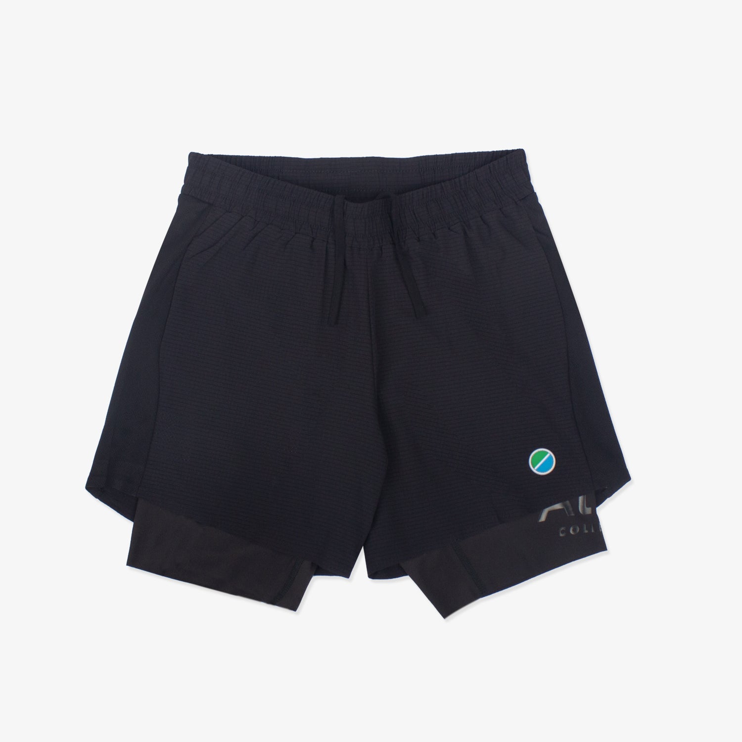 Core 2 in 1 Running Shorts - Black - Atlas Collectif