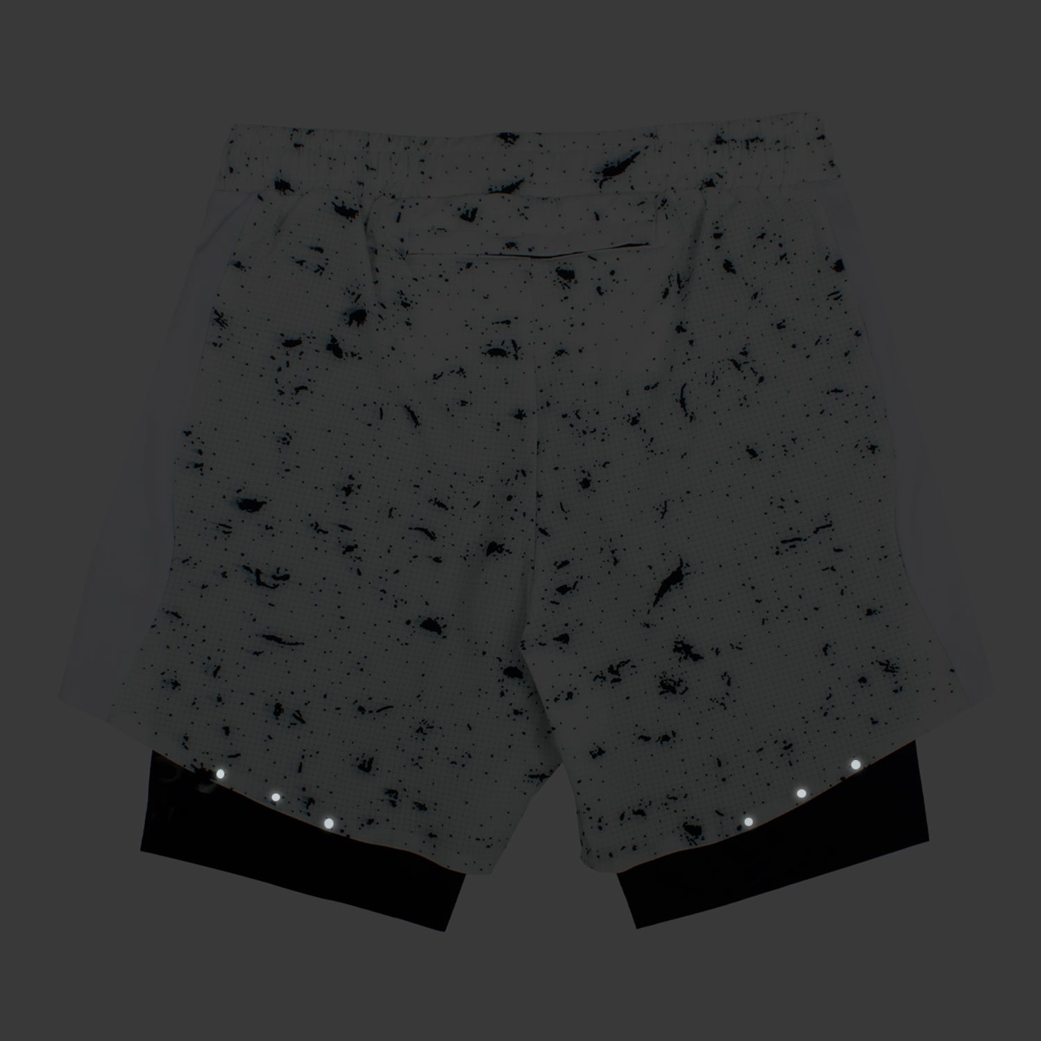 Core 2 in 1 Running Shorts - White - Atlas Collectif