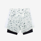 Core 2 in 1 Running Shorts - White - Atlas Collectif