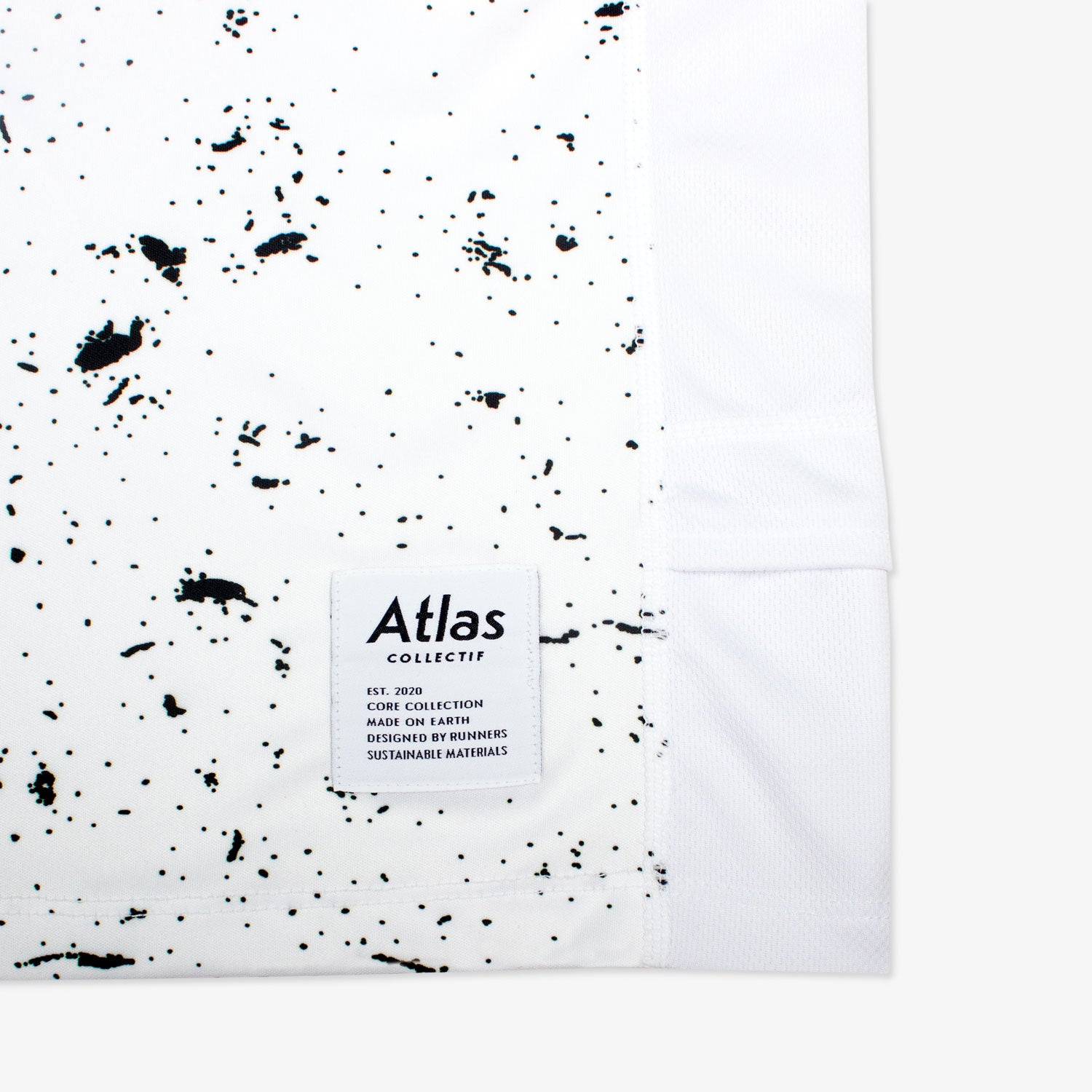 Core Running Tee - White - Atlas Collectif